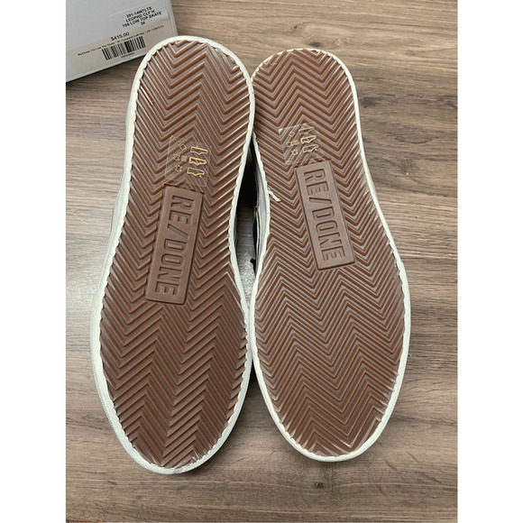 RE/DONE NIB 70s Low Top Skate in Leopard Calf Hair Size EU 38/US 8 - Picture 8 of 9